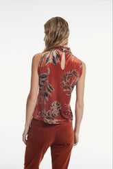 VELVET PRINT VERNIA TOP